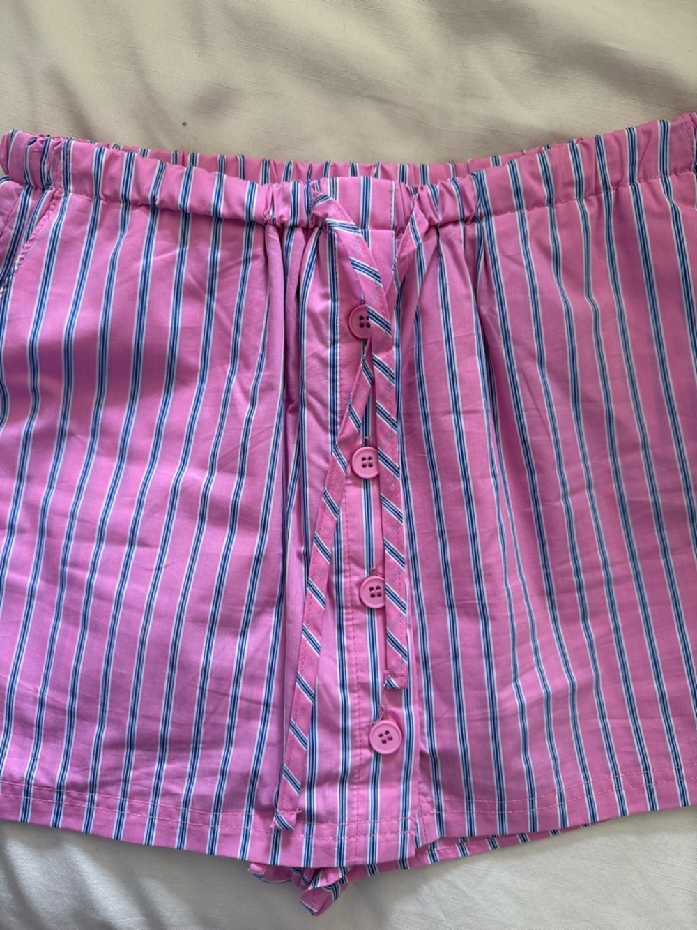 Striped Mini Skirt Pink - Picture 5 of 7